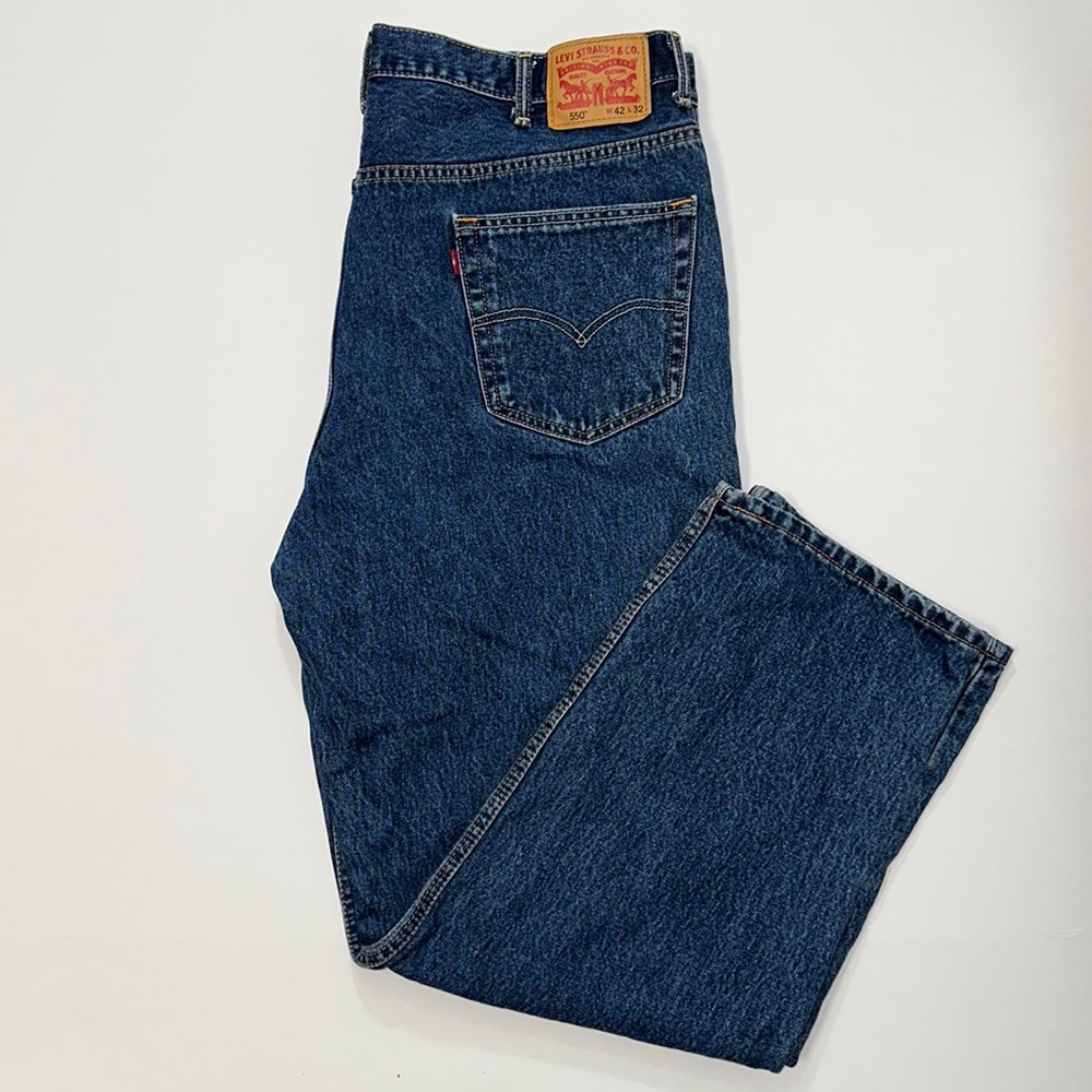 Levi’s 550 Jeans, Size- (W42 L32), Color- Blue